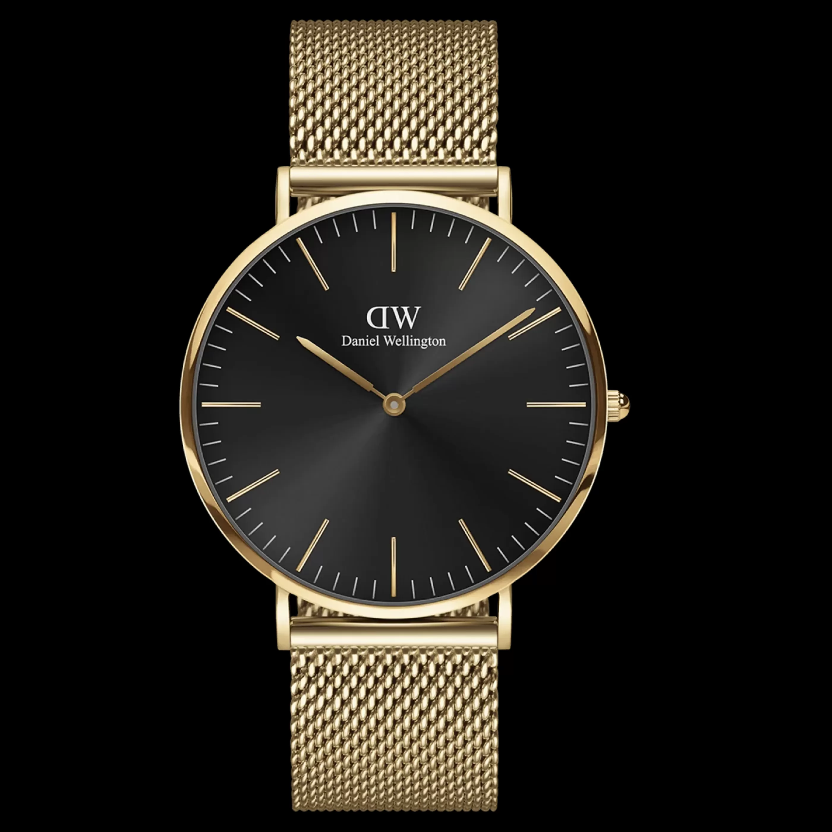 Hommes Daniel Wellington Montres Hommes*Classic Mesh Onyx