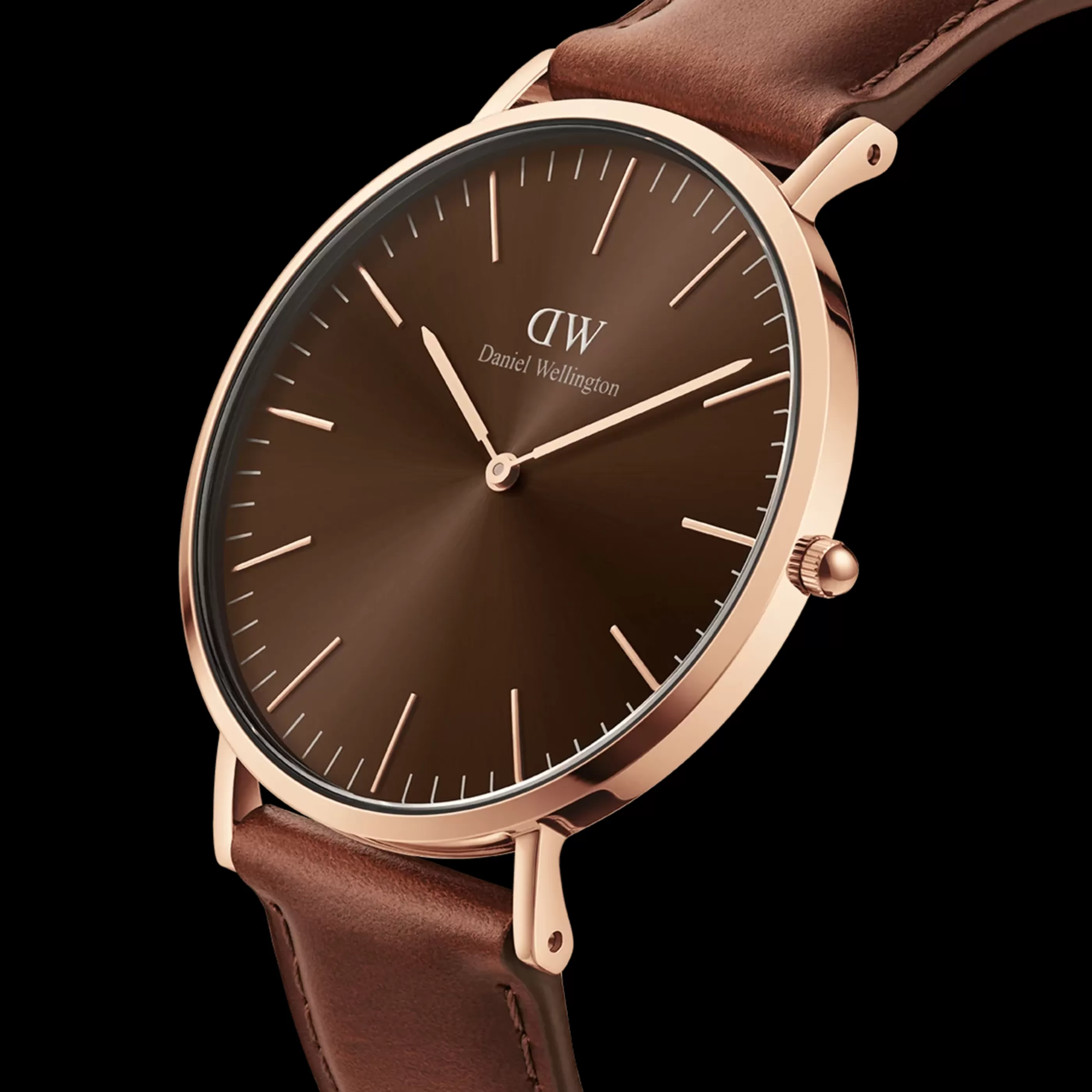 Hommes Daniel Wellington Montres Hommes*Classic St Mawes Amber