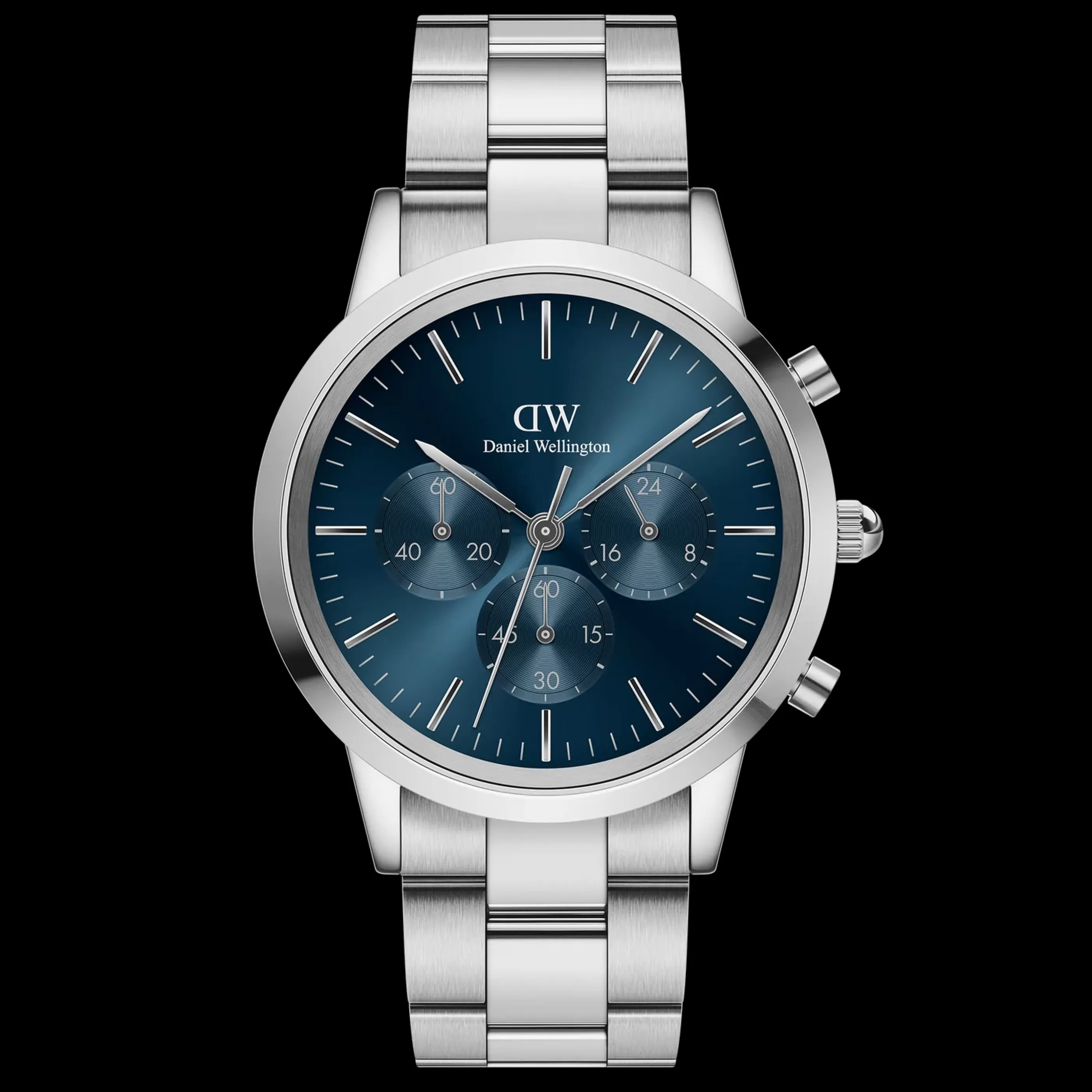 Hommes Daniel Wellington Montres Hommes*Iconic Chronograph Link Arctic S