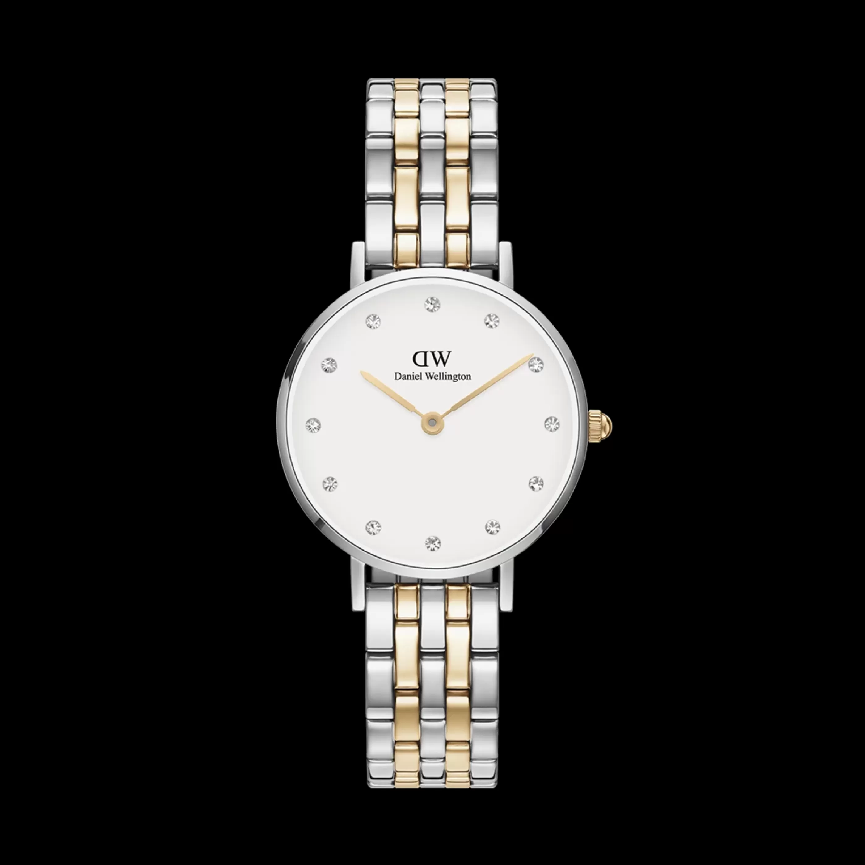 Femmes Daniel Wellington Montres Femmes*Petite Lumine 5-Link Two-Tone