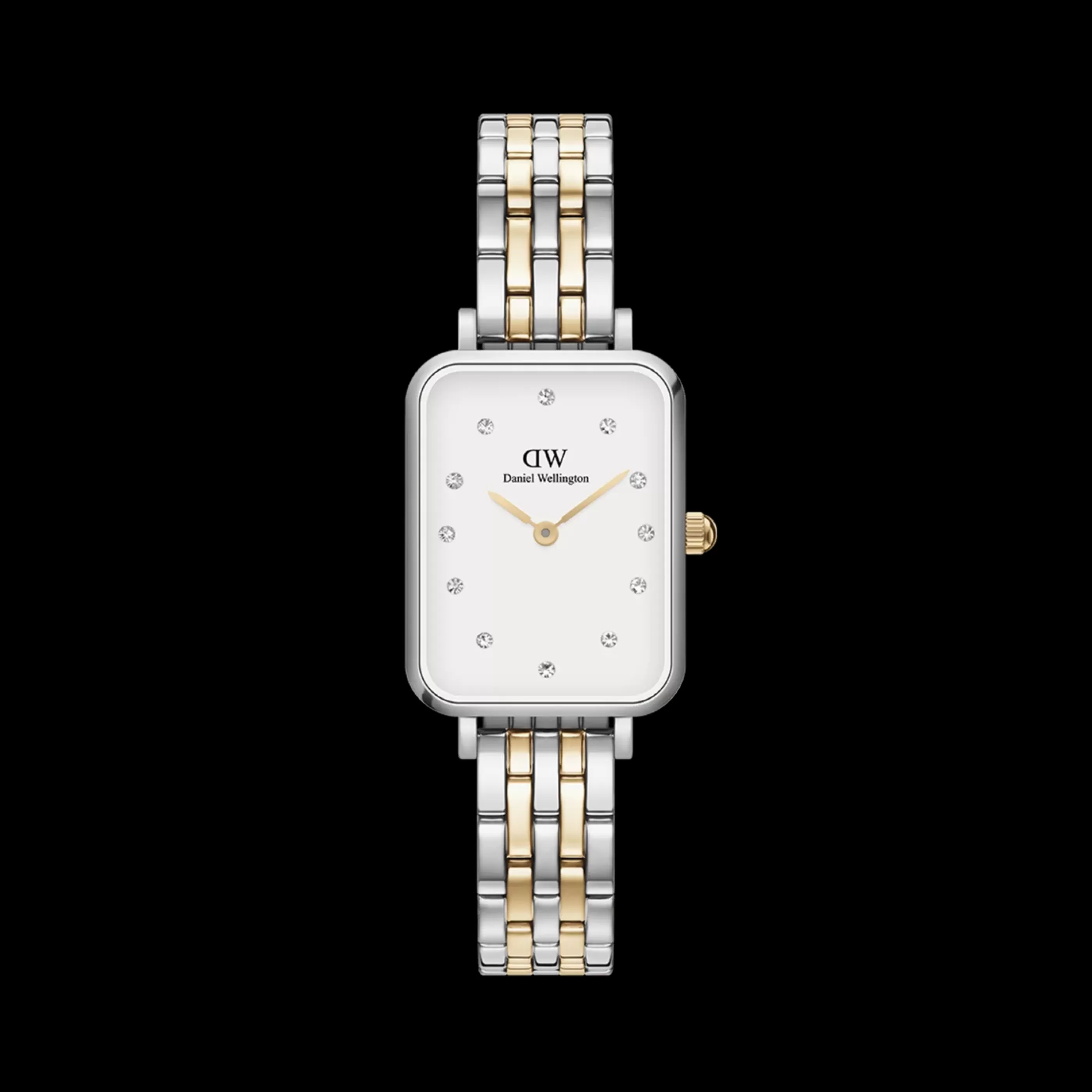 Femmes Daniel Wellington Montres Femmes*Quadro Lumine 5-Link Two-Tone