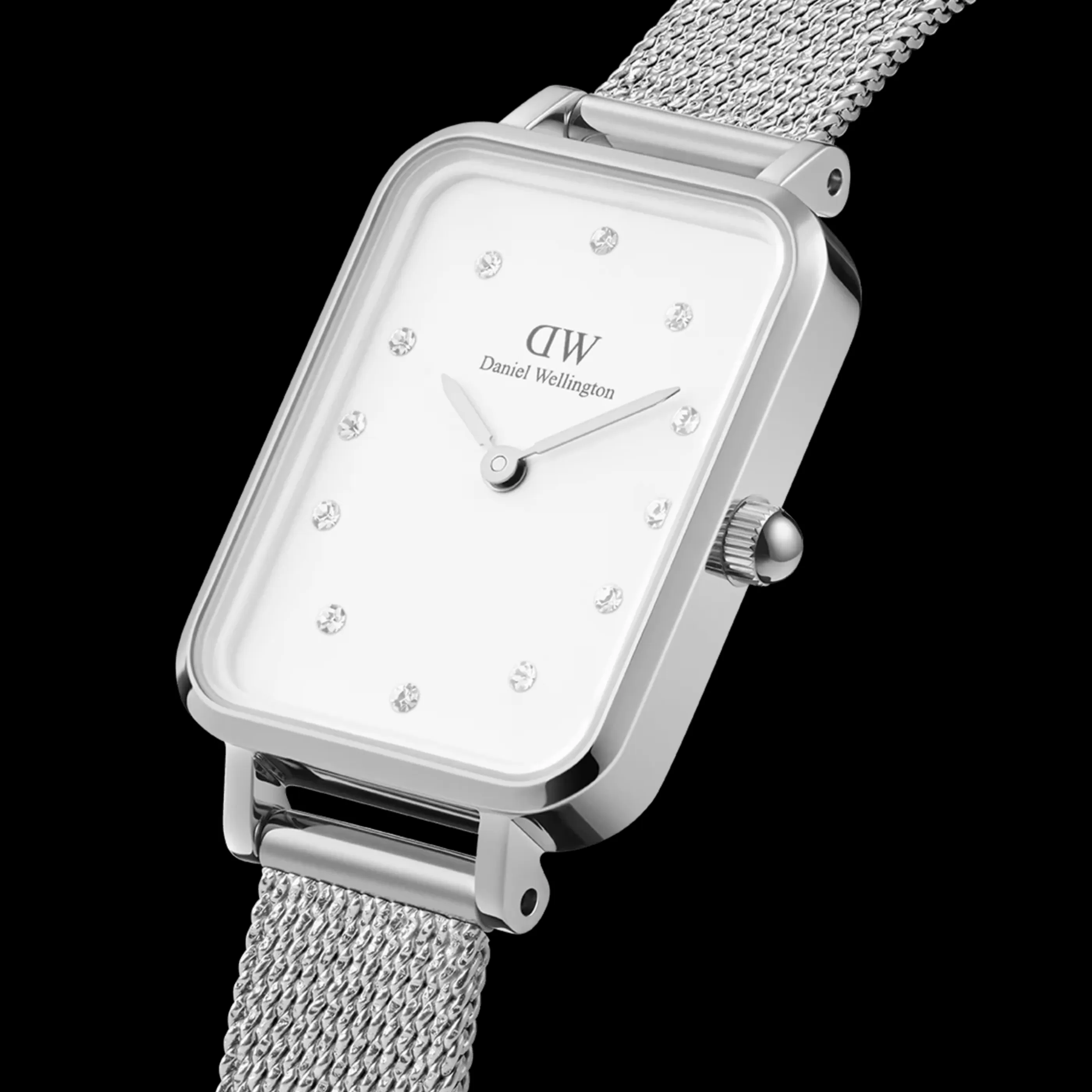 Femmes Daniel Wellington Montres Femmes*Quadro Lumine Pressed Sterling