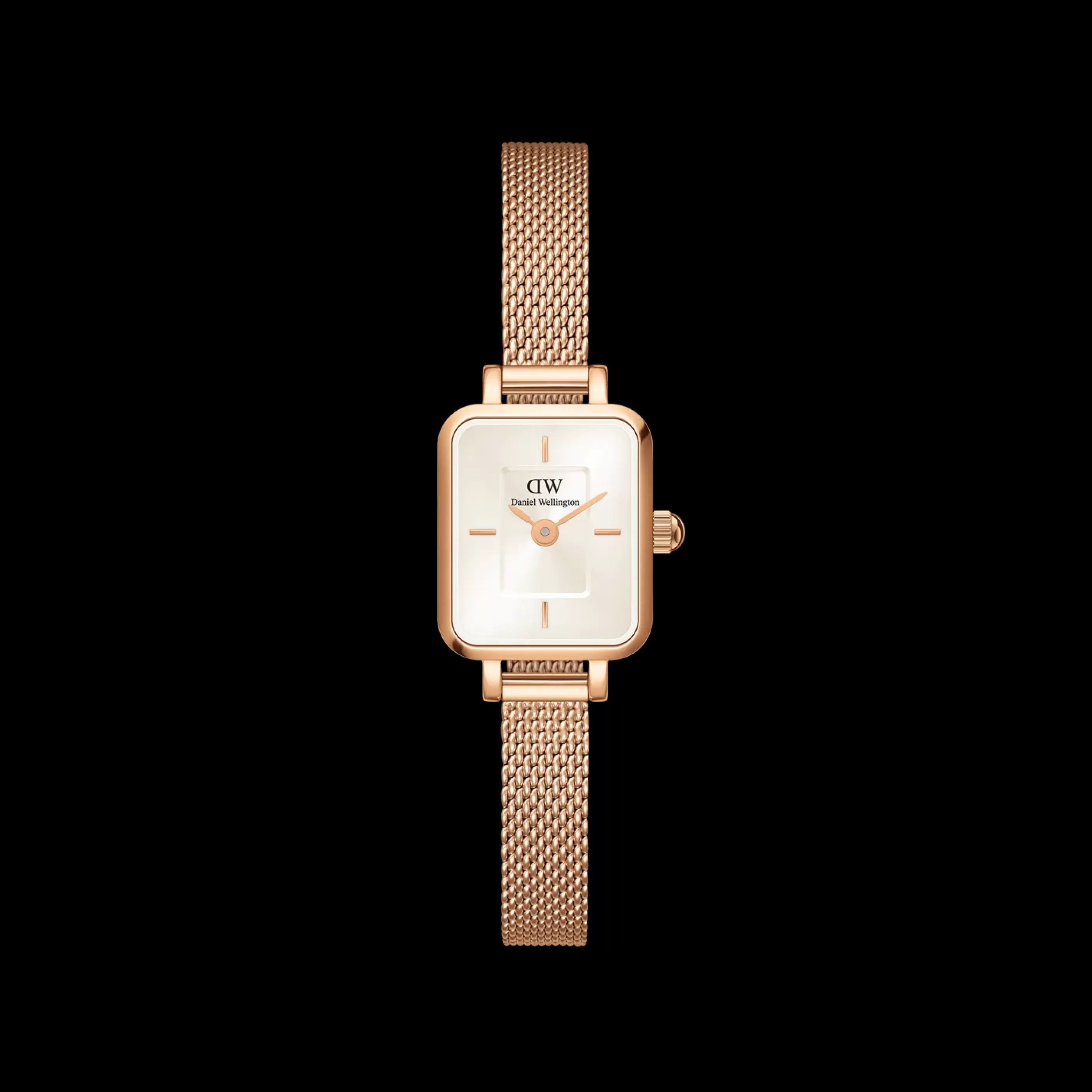 Femmes Daniel Wellington Montres Femmes*Quadro Mini Melrose Champagne